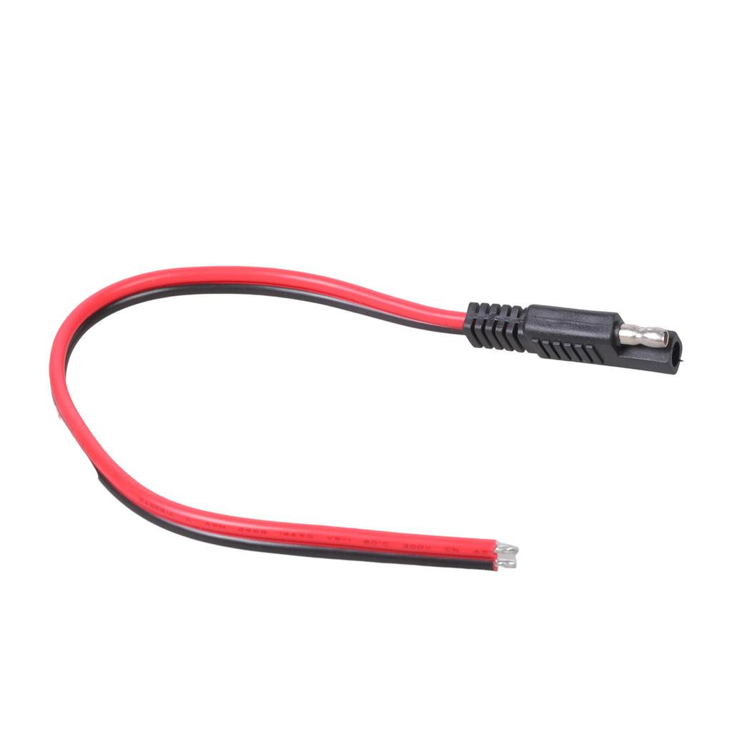 Адаптер питания SAE на 2-контактный кабель 30/100 см, 14 AWG, луженые медные жилы, совместим с системами зарядки DC12/24V