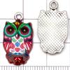 Разноцветные эмалевые подвески-совы, 20 шт. - Подвески из сплава для DIY браслетов и ожерелий