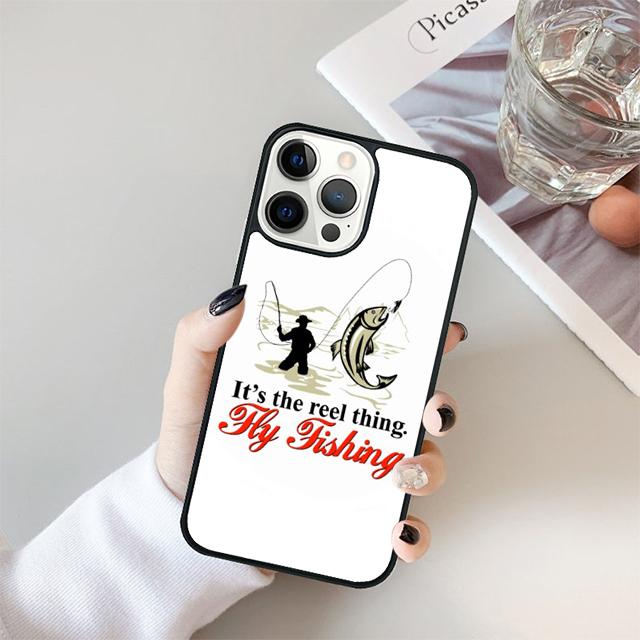 Fishing Box Carp Fishing Coque Shell For iPhone 17 Air 15 16 14 13 12 Pro Max 11 Pro Max Plus Phone Case Cover