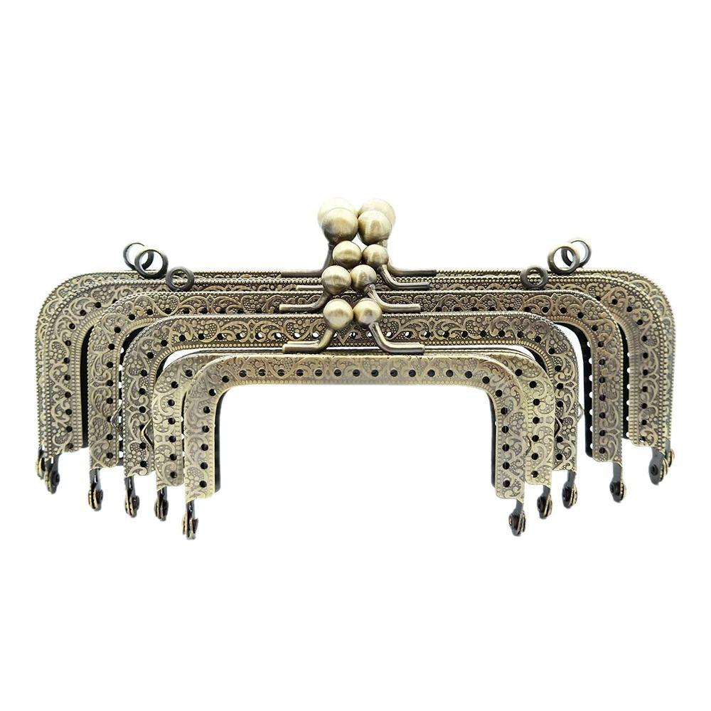 Bag Hardware Purse Frame Kiss Clasp Vintage Purse Frame Mini Bag Kiss Clasp Lock DIY Craft