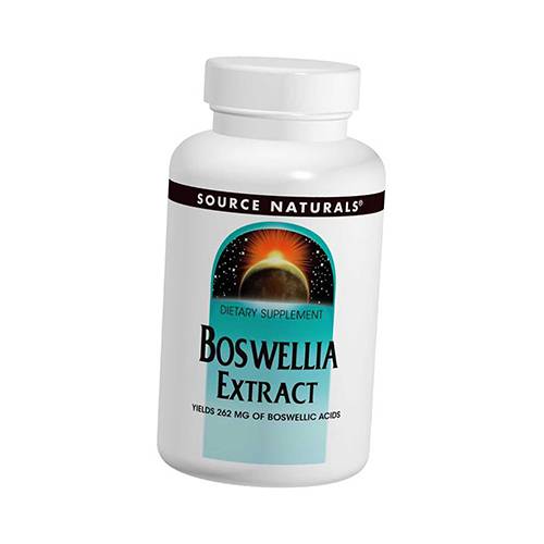 Экстракт босвелии, Boswellia Extract, Source Naturals 100таб (71355001)