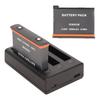 Action Camera Battery Charger 3 Slots Charger for Insta 360 X3 with Type C Charge Cable and Replacement Batteries