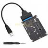B03C mSATA на SATA Адаптер M.2 NGFF mSATA SSD в SATA Адаптерная карта M.2 NGFF в USB Конвертеры для Совместимости с Настольным Компьютером и Ноутбуком