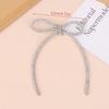 Sparkly Crystal Diamond Bow Brooch Anti Glare Tassel Sparkling Diamond Brooch  Blazer Accessory