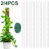 24 Inch Plastic Moss Pole for Plants Monstera Plant Poles for Climbing Plants Plant Support for Indoor Plants with Sphagnum Moss