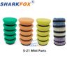 Sharkfox 1 inch / 2 inch Polishing Pad Kit Fine Wool Pad Waxing Sponge Car Polish Buffing Pad Kit