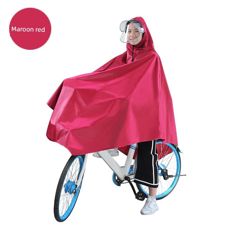Bicycle Raincoat for Students, New Summer Model, Electric Bicycle, Cycling, Long Full-Body Rain Poncho for Heavy Rain Protection