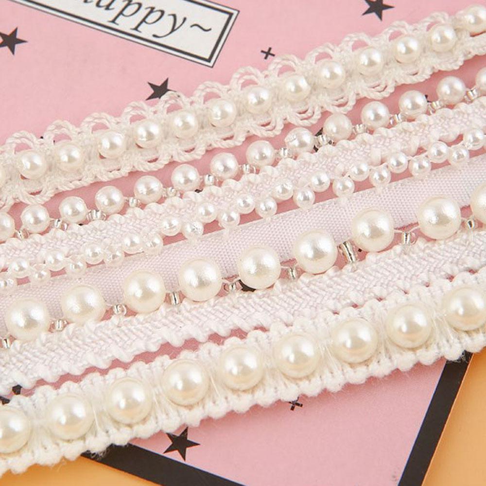 Decor DIY Bridal Applique Headdress Sewing Accessories Garment Materials Ribbon Tape Lace Trim