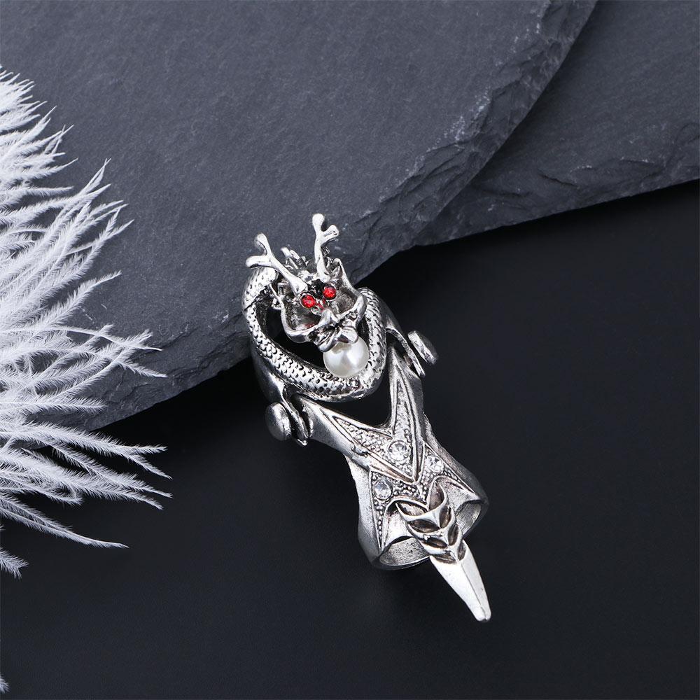 Skull Gothic Claw Ring Male Female Fashion Jewelry Dragon Ring Knuckle Ring Korean Style Ring
