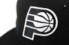 NEW ERA 9FIFTY Snapback Cap Black And White NBA Eastern Conference Indiana Pacers Indiana Pacers