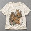 Smoky Mountains Deer Shirt Vintage Wildlife Nature Unisex Adult Tee