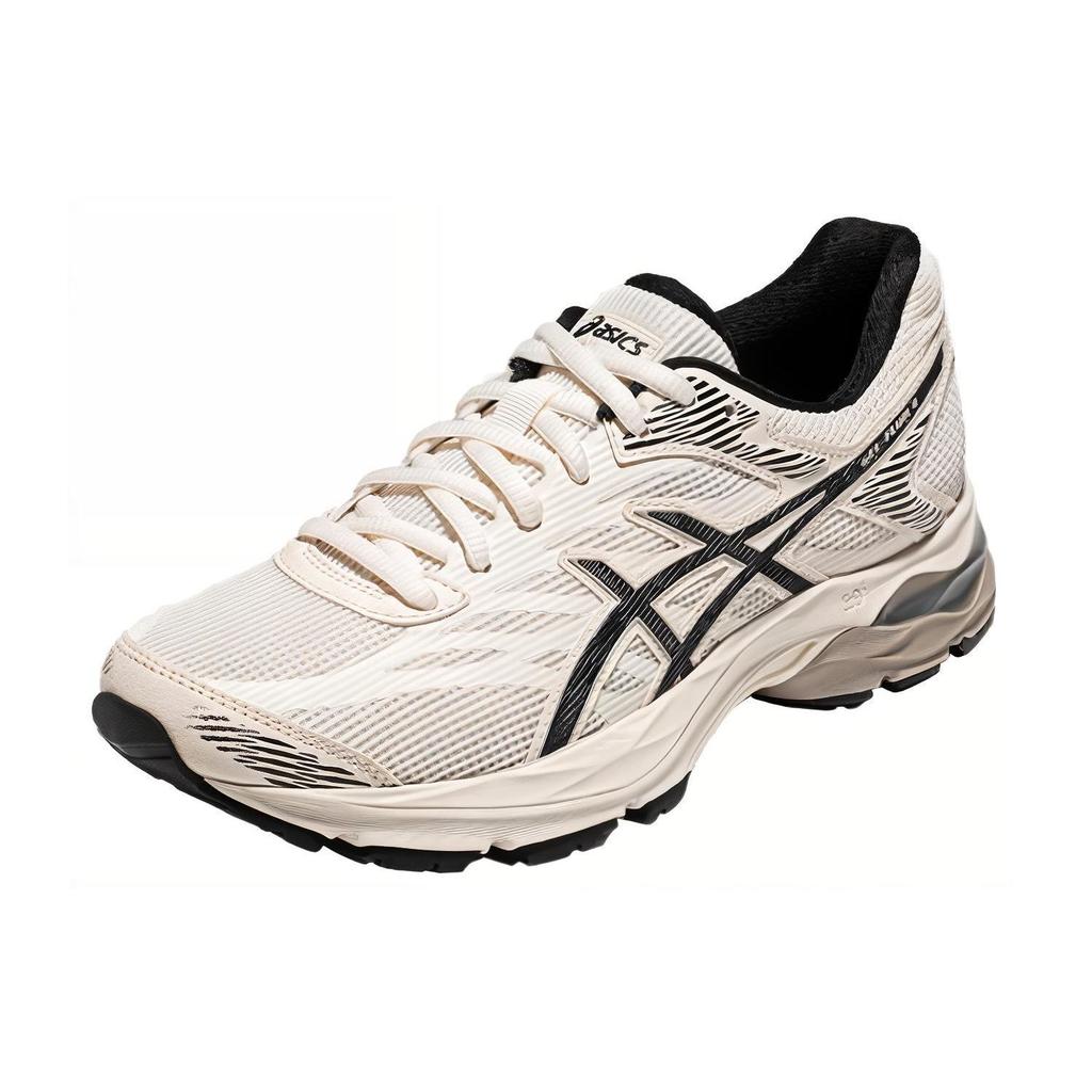 Asics Gel-Flux 4 Удобная Ткань Синтетическая Кожа Низкий Верх Повседневные Кроссовки для Бега Женские кроссовки Белый 1012B730-200