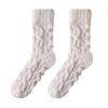 Women's Fuzzy Coral Fleece Slipper Socks Thick Cozy Soft Warm Home Floor Socks Winter Thermal Sleep Socks