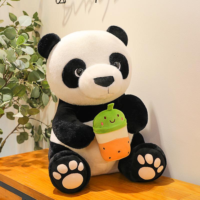 Национальное сокровище Кукла Панда Плюшевая игрушка Сычуаньский туристический сувенир Кукла Кукла Молочный чай Красная панда Тряпичная кукла