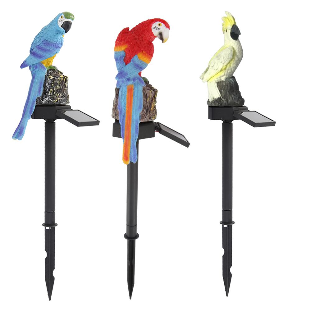 Уличный солнечный светодиодный светильник Parrot Garden Yard Light Водонепроницаемый декоративный светильник для газона