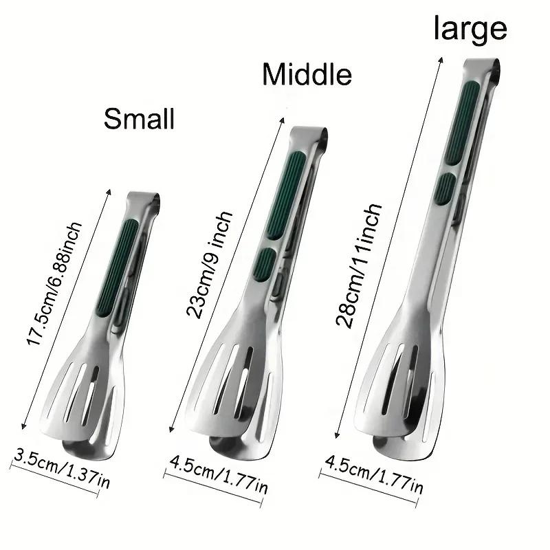 304 Нержавеющая сталь Кухонные щипцы Силиконовая ручка Пищевой Щипцы Зажим для приготовления пищи Зажим Выпечка Барбекю Салат Гриль Кухонные принадлежности Инструменты
