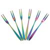 304 Stainless Steel Fruit Fork Mini Food Pick Brand New