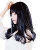 Парик Длинный Волнистый Парик Парик для Маленького Лица [TefuRe] C-8276-BkBl