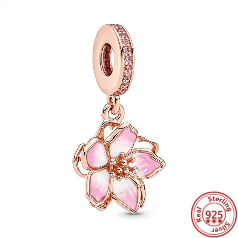 Подходит для оригинальных подвесок с подвесками в виде рыбы, кролика, внедорожника, баклажана, стерлингового серебра 925 пробы, браслеты, ювелирные изделия, подвески, изготовление женских подарков