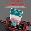 Напряжение Температура Определение 12V 6A Автомобильное зарядное устройство Многофункциональная защита Цифровой ЖК-дисплей для автомобиля внедорожника мотоцикла грузовика Интеллектуальный импульсный ремонт