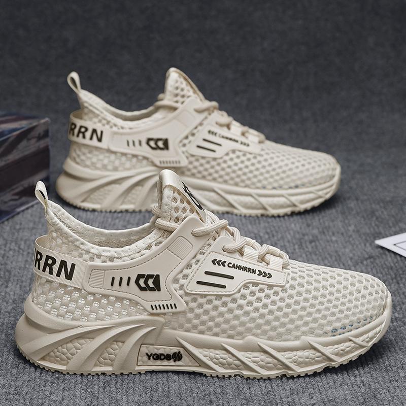 Модные кроссовки CYYTL Дышащая сетчатая летняя обувь для мужчин Повседневная уличная обувь для тенниса, пешего туризма, роскошная беговая обувь на платформе, спортивные дизайнерские лоферы