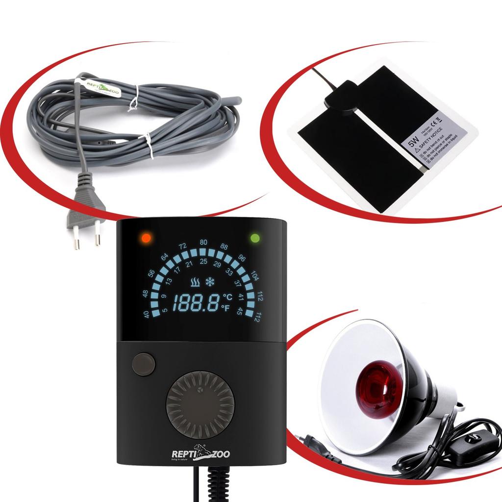 Powerful Terrarium Thermostat Heating Device Super Easy Programming