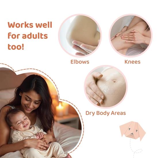 CITTA Увлажняющий детский бальзам для лица и тела Для младенцев, детей и взрослых С 8 натуральными маслами, маслом ши и витамином Е | 200 г