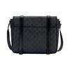 Gucci GG Monogram Canvas Messenger Crossbody Bag In Black For Men Daily Use