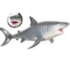 Kids Shark Model Toy Simulation Marine Life Animal Floating Plastic Hollow Realistic Shark Model Toy