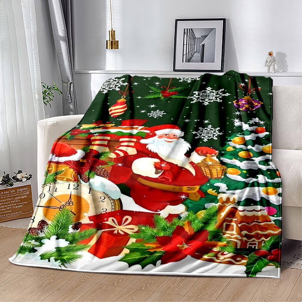 Christmas 45 Blanket Soft & Cozy Perfect for Sofa Picnics Office Chair for All Seasons Stylish Decor Birthday Christmas Gift Blanket