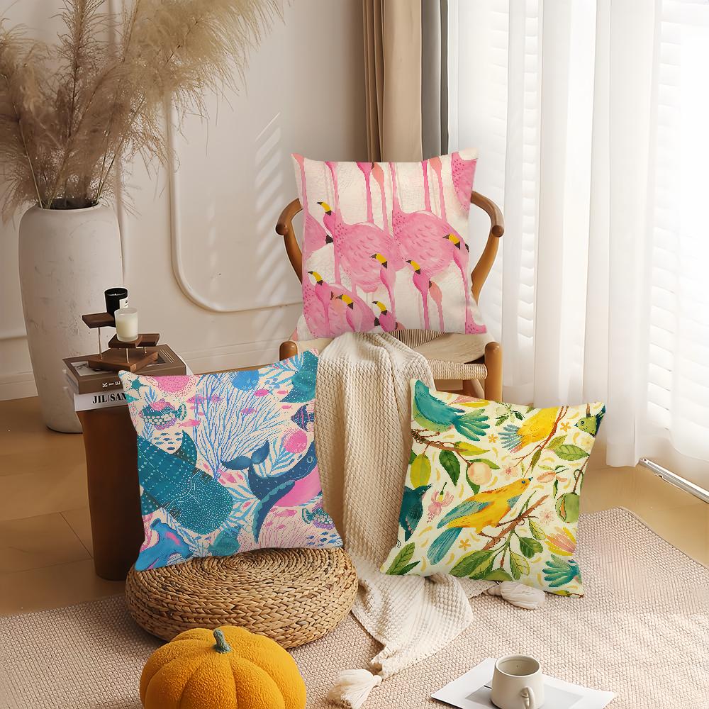 Under The Sea G-grace A-andersson Pillow Case Applicable Space For Guest Rooms Interiors Cars Office House Decoration