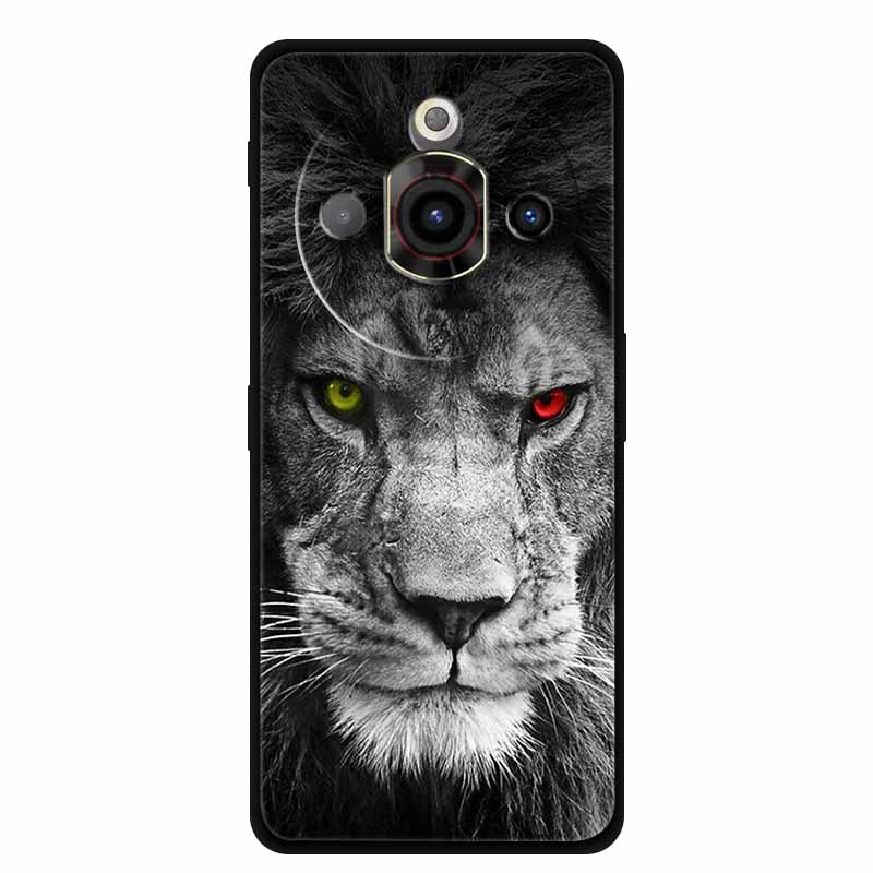 Чехол для ZTE Nubia Focus Pro 5G Мягкий бампер для Nubia Focus Pro Черные силиконовые чехлы для телефона Nubia Focus Pro 5G Защитный чехол
