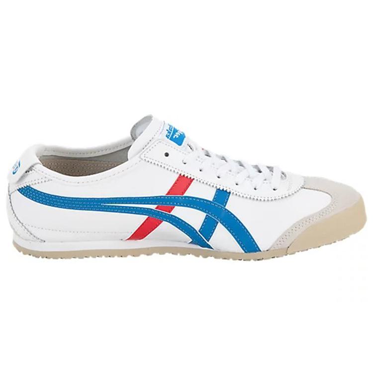 ONITSUKA TIGER MEXICO 66 Кожаные Легкие Устойчивые к истиранию Амортизация Поддержка Низкие Повседневная Обувь Мужские THL202-0146