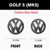 Hub Caps 2PCS New Car Front Grill/Rear Label Logo Trunk Emblem Lid Covers Sticker For Volkswagen VW GOLF 4 (MK4)/GOLF 5 (MK5) Ac
