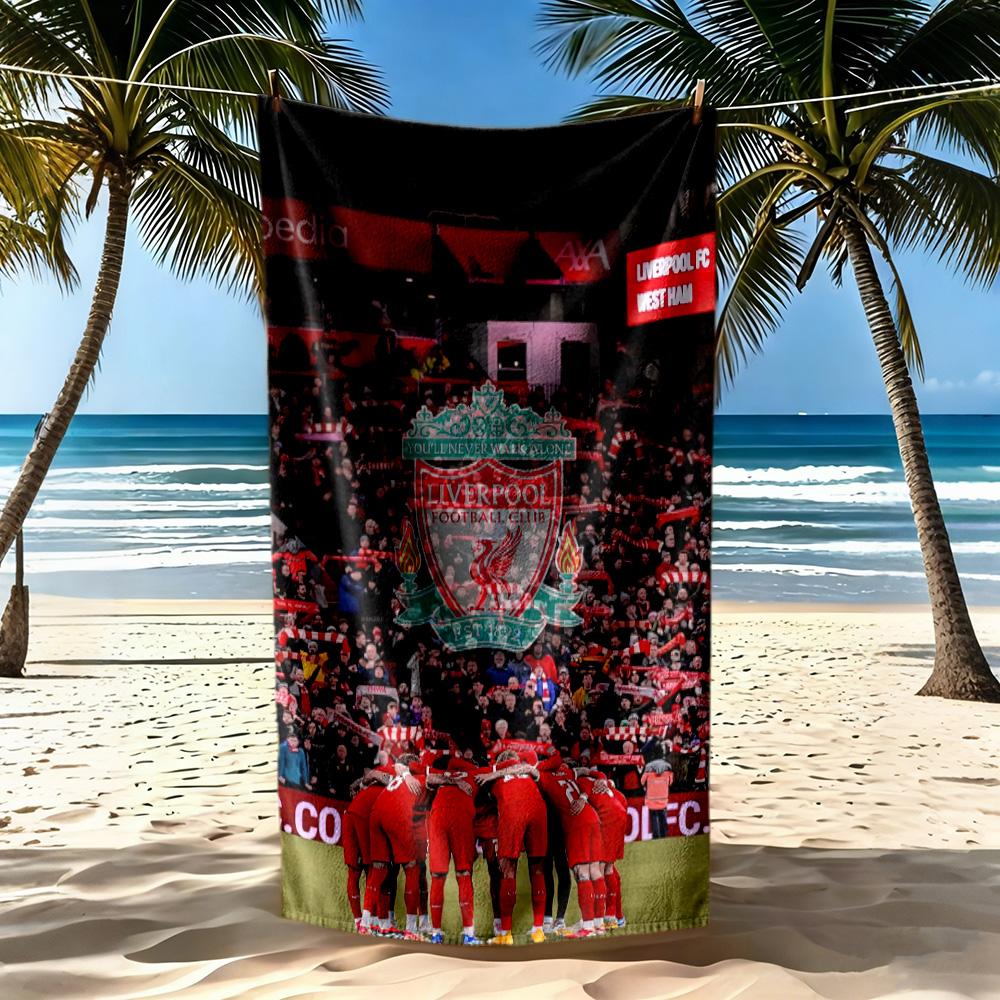Liverpool Football Club Beach Towel High Absorbency Quickdry Comfortable Lightweight