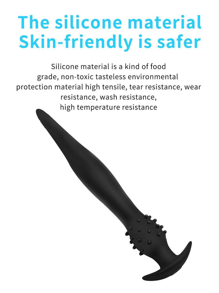 Надувной силиконовый анальный дилататор в виде угря для мужчин и женщин - Супердлинный задний мастурбатор.