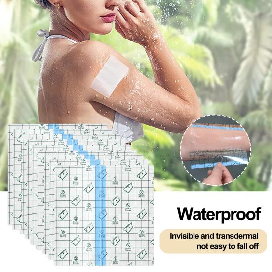 100Pcs Waterproof Belly Button Stickers Soft Comfortable Invisible Transdermal Adhesive for Secure And Long-lasting Wear