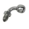 Stainless Steel 3/8" 10mm AN3 90 Degree Banjo Brake Line Adaptor Fitting For Harley Touring Road King FLHX FLHT Sportster
