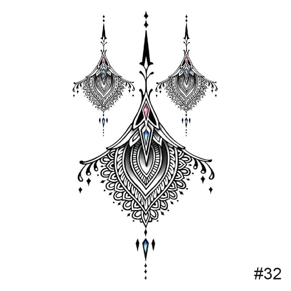 Temporary Small Fresh Tattoo Stickers Waterproof Long Lasting Tattoo Stickers Body Art Paste Painting Tattoo For Women Men