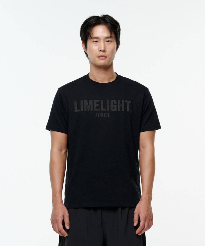 LIMELIGHT APPAREL Военная футболка для спортсмена (Черный / Серый)