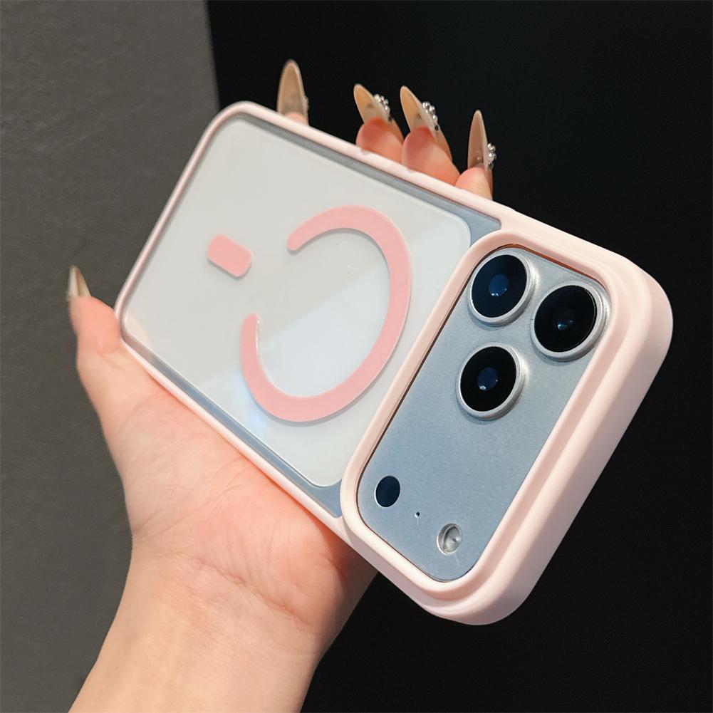 Роскошный магнитный чехол конфетного цвета для Magsafe для iPhone 17 Pro Max, прозрачный матовый край, гибридный силиконовый мягкий жесткий чехол-накладка