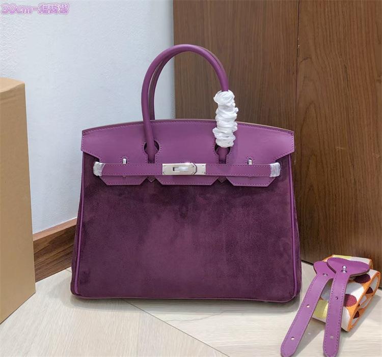 Ретро ручной работы, первый слой замша из кожи swift BK25/30см натуральная кожа женская сумка