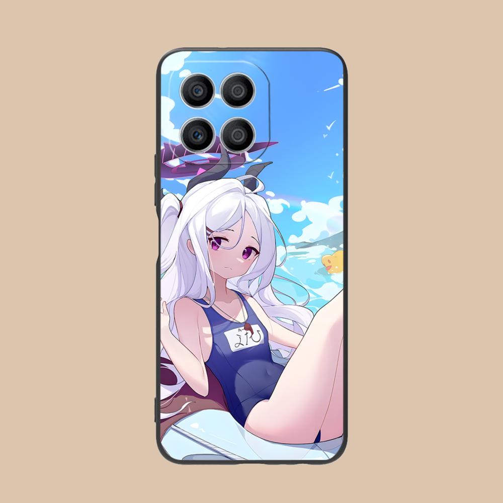 Чехол для мобильного телефона Blue Archive Hina для Honor 90 80 70 60 50 30 20 10 9 8 7 Pro S SE Lite 5G Цветной Защитный Смартфон Красивый
