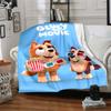 Bluey Blanket Durable Comfort Perfect for Office Chair Chair Bed for All Occasions Warmthful Decor Ideal Gift For Birthday Valentine'S Day