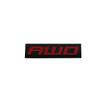 Premium AWD All Wheel Drive for Universal car Engine Hood Fender trunk Tail Rear Bonnet Nameplate Decal Emblem Badge Sticker
