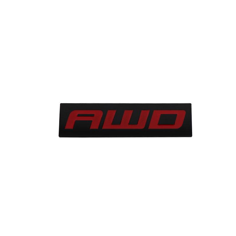 Premium AWD All Wheel Drive for Universal car Engine Hood Fender trunk Tail Rear Bonnet Nameplate Decal Emblem Badge Sticker