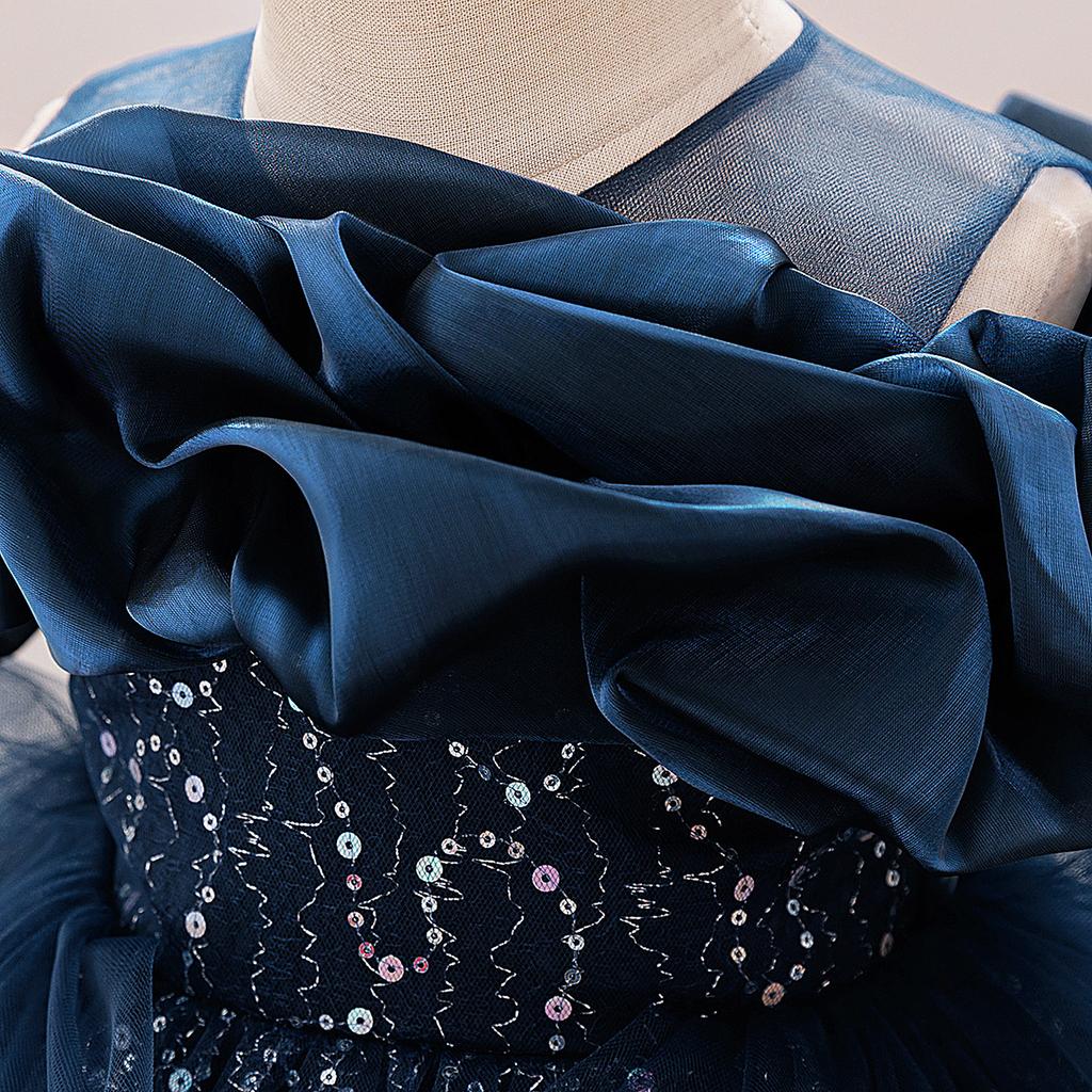 Платье для девочки Свадебное Платье для новорожденной девочки Платья для крещения с милым бантом Платье для дня рождения девочки-малышки Бальное платье AL190