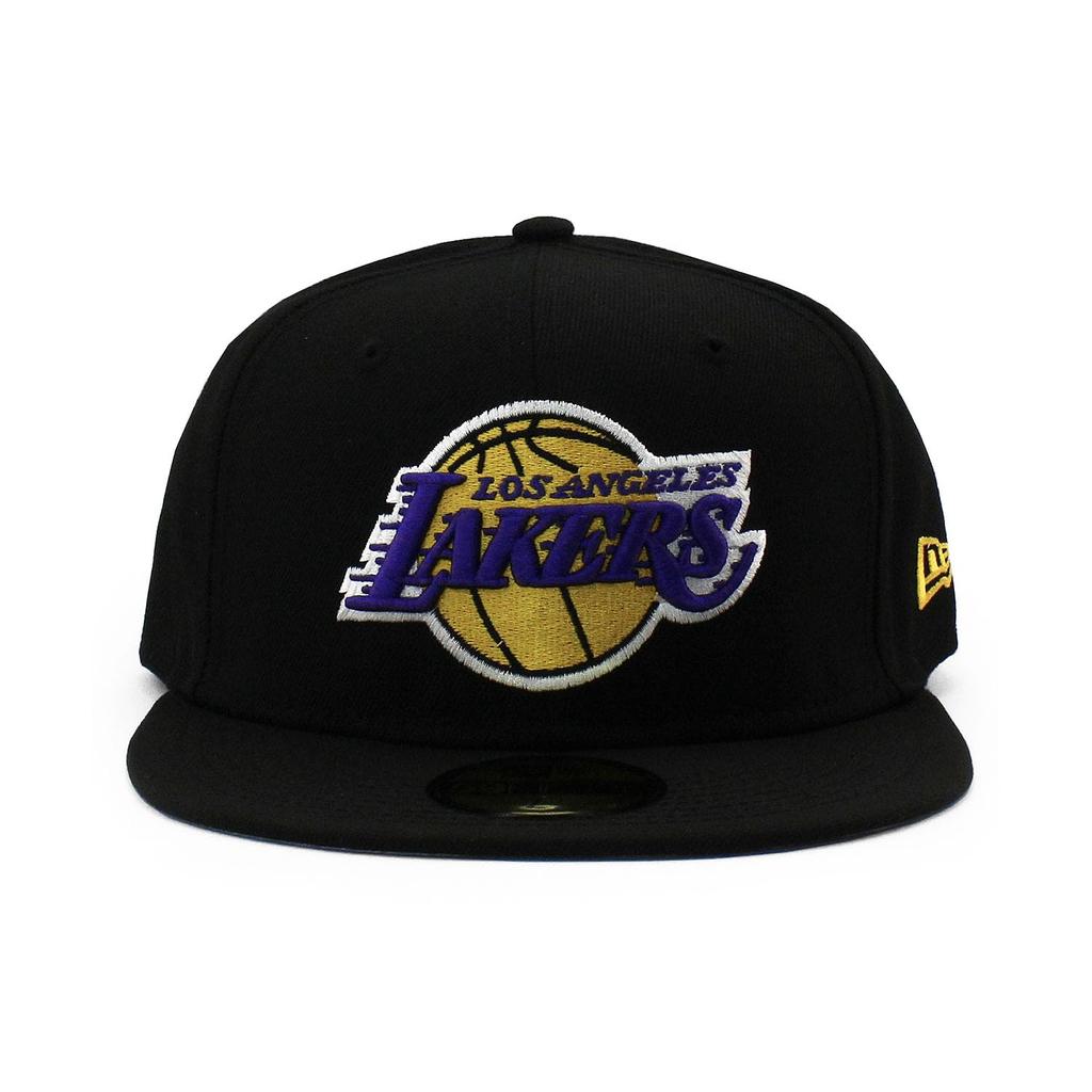 New Era Cap 59FIFTY Los Angeles Lakers NBA TEAM BASIC FITTED CAP LOS ANGELES LAKERS Black Basketball Rui Hachimura LeBron James Luka Doncic 5950 Sz 7