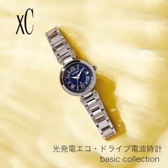 CITIZEN Cross Sea xC Eco-Drive Радиоуправляемые часы (Серебристый / Для повседневной жизни Водонепроницаемый Женский) EC1030-50L Базовая коллекция Радио Солар