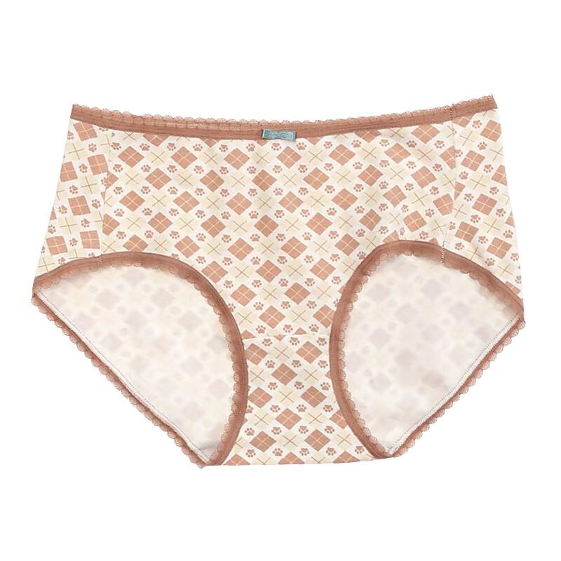 DIEFAN Женские хлопковые трусы средней посадки с мультяшным принтом, 3 шт., подарочный набор